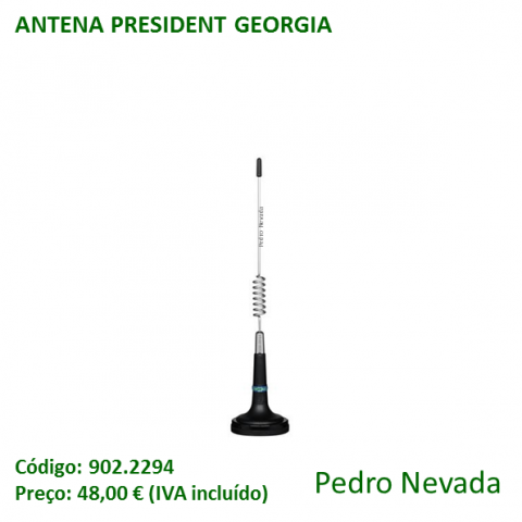 ANTENA PRESIDENT GEORGIA - Pedro Nevada
