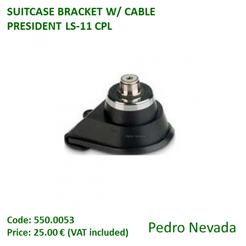 SUITCASE BRACKET W/ CABLE PRESIDENT LS-11 CPL - Pedro Nevada