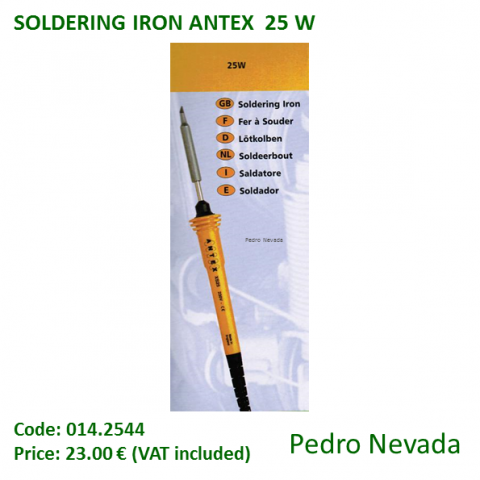 SOLDERING IRON ANTEX  25 W - Pedro Nevada