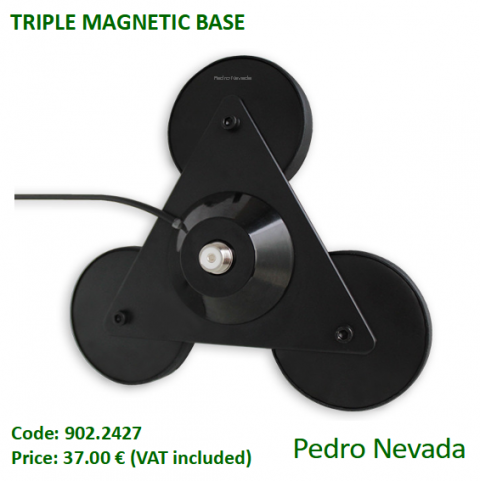 TRIPLE MAGNETIC BASE - Pedro Nevada