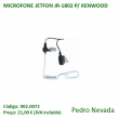MICROFONE JR-1802 PARA KENWOOD - Pedro Nevada