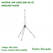 ANTENA VHF SIRIO GPA 40-70 GROUND PLANE - Pedro Nevada