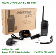 RÁDIO DYNASCAN EU-55 PMR - Pedro Nevada