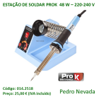 ESTAÇÃO DE SOLDAR PROK 48 W - 220-240 V - Pedro Nevada