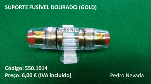 SUPORTE FUSÍVEL DOURADO (GOLD) - Pedro Nevada