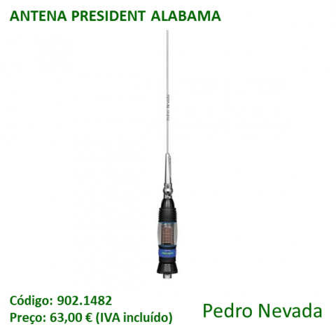 ANTENA PRESIDENT ALABAMA - Pedro Nevada