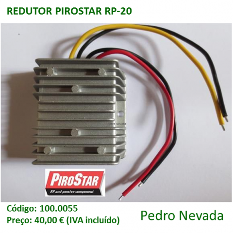 REDUTOR PIROSTAR RP-20 - Pedro Nevada