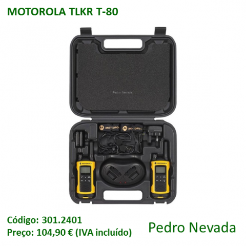 RÁDIO MOTOROLA TLKR T-80 - Pedro Nevada