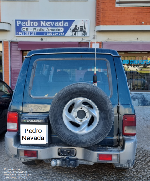 MONTAGEM JEEP GALLOPER - Pedro Nevada