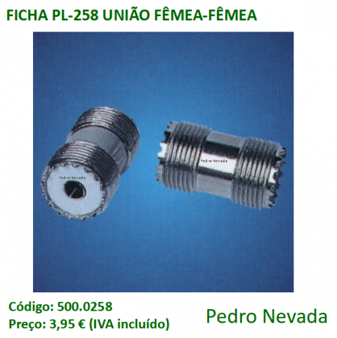 FICHA PL-258 UNIÃO FÊMEA-FÊMEA CURTA MR-590 - Pedro Nevada