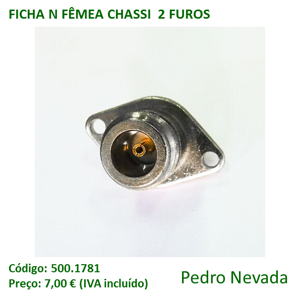 FICHA N FÊMEA CHASSI 2 FUROS - Pedro Nevada