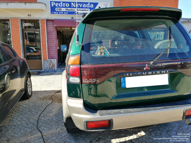 MONTAGEM ANTENA MITSUBISHI PAJERO SPORT WAGON - Pedro Nevada