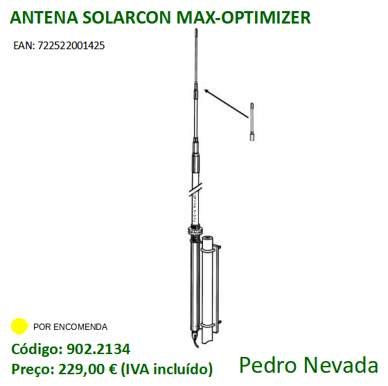 ANTENA SOLARCON MAX-OPTIMIZER - Pedro Nevada