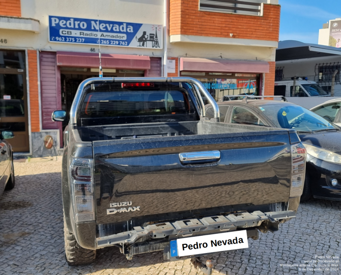MONTAGEM ANTENA CB ISUZU D-MAX - Pedro Nevada