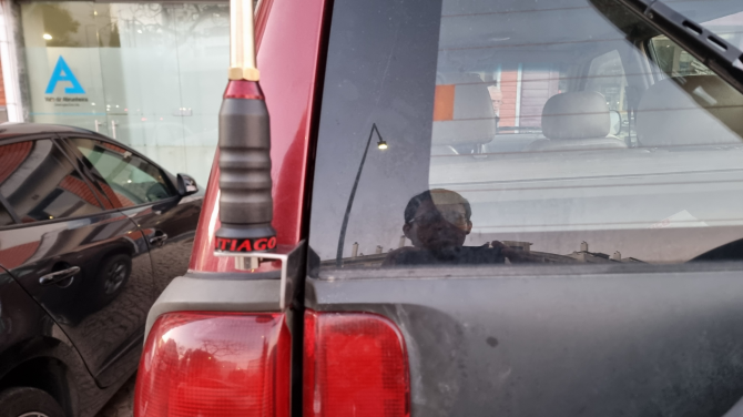 MONTAGEM ANTENA CB NISSAN TERRANO II - IMAGEM 3 - Pedro Nevada