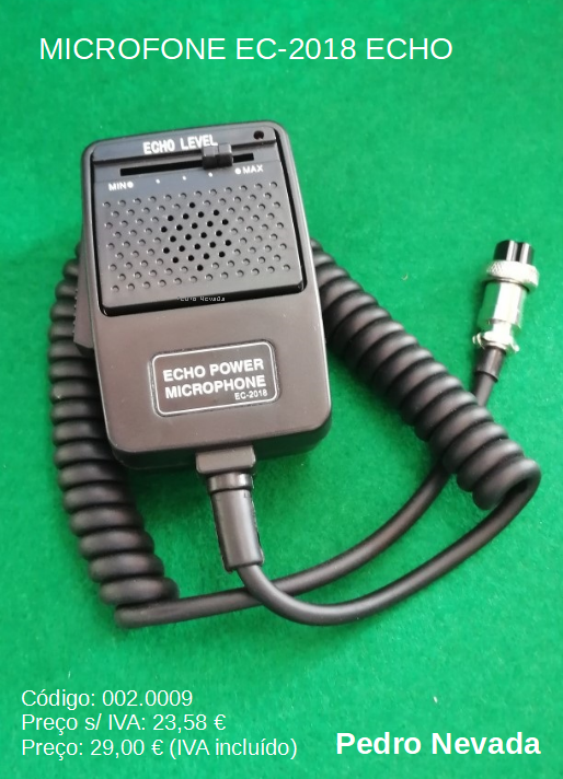 MICROFONE EC-2018 ECHO - Pedro Nevada