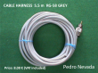 CABLE HARNESS  5.5 m  RG-58 GREY - Pedro Nevada