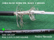 CABLE RG-58  NORM MIL  BLACK - Pedro Nevada