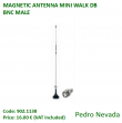 MAGNETIC ANTENNA MINI WALK DB BNC MALE - Pedro Nevada