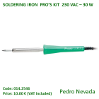 SOLDERING IRON PRO'S KIT 230 VAC - 30 W - Pedro Nevada