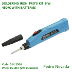 SOLDERING IRON PRO'S KIT 9 W - 450º WITH BATTERIES - Pedro Nevada