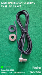 CABLE HARNESS CENTER CEILING RG-58  4 m - Pedro Nevada