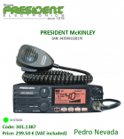 RADIO PRESIDENT McKINLEY - Pedro Nevada