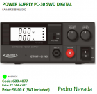 POWER SUPPLY PC-30 SWD DIGITAL - Pedro Nevada