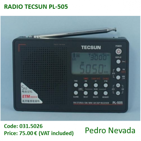 RADIO TECSUN PL-505 - Pedro Nevada