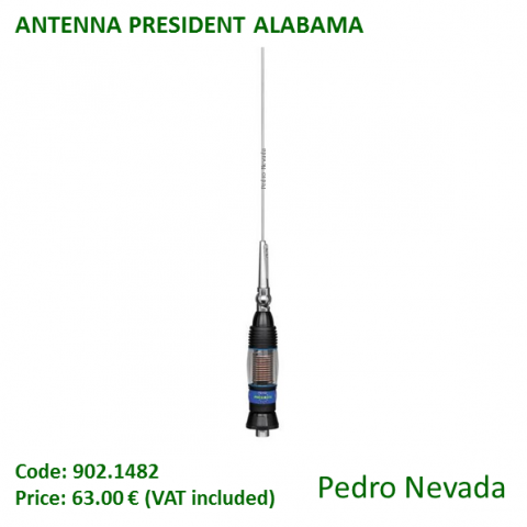 ANTENNA PRESIDENT ALABAMA - Pedro Nevada