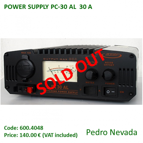 POWER SUPPLY PC-30 AL 30 A - Pedro Nevada