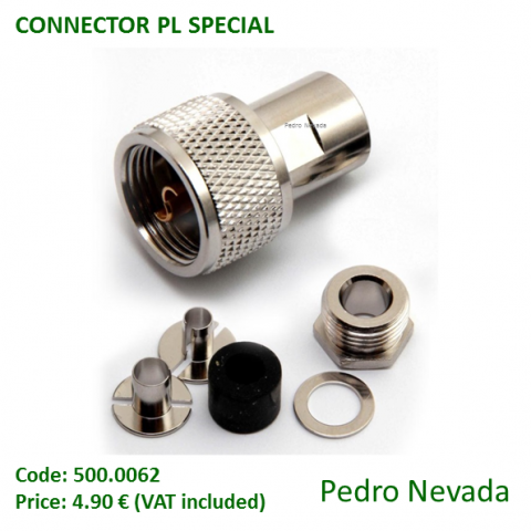 CONNECTOR PL SPECIAL RG-58 - Pedro Nevada