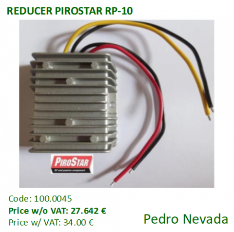 REDUCER PIROSTAR RP-10 - Pedro Nevada