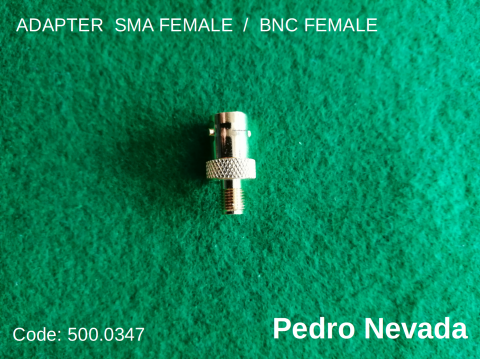 ADAPTER  SMA FEMALE  /  BNC FEMALE - Pedro Nevada