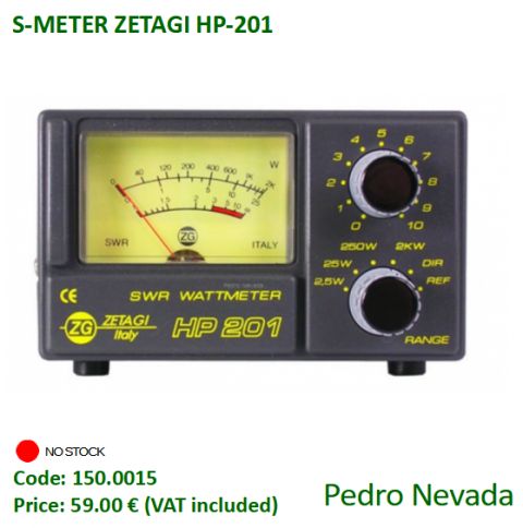 S-METER ZETAGI HP-201 - Pedro Nevada