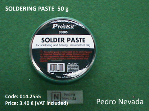 SOLDERING PASTE 50 g - Pedro Nevada
