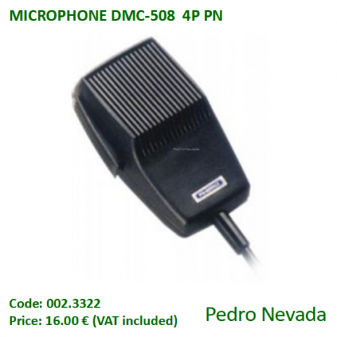 MICROPHONE DMC-508 4P - Pedro Nevada