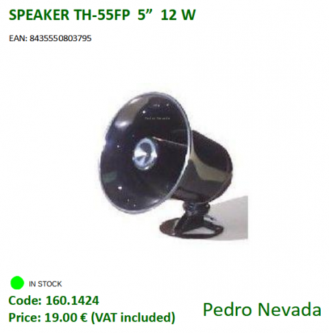 SPEAKER TH-55FP  5"  12 W - Pedro Nevada