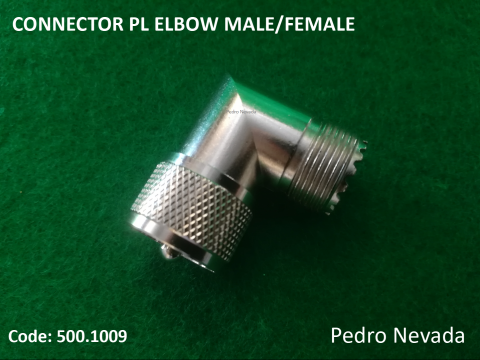 CONNECTOR PL ELBOW MALE/FEMALE - Pedro Nevada
