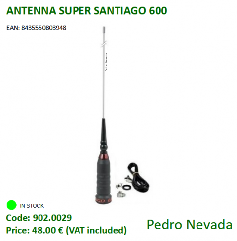 ANTENNA SUPER SANTIAGO 600 - Pedro Nevada