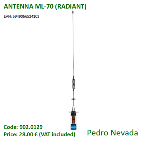 ANTENNA ML-70 (RADIANT) - Pedro Nevada