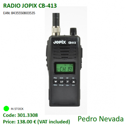 RADIO CB JOPIX CB-413 - Pedro Nevada