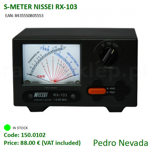 S-METER NISSEI RX-103 - Pedro Nevada