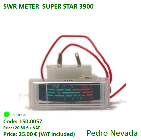 SWR METER SUPER STAR 3900 - Pedro Nevada