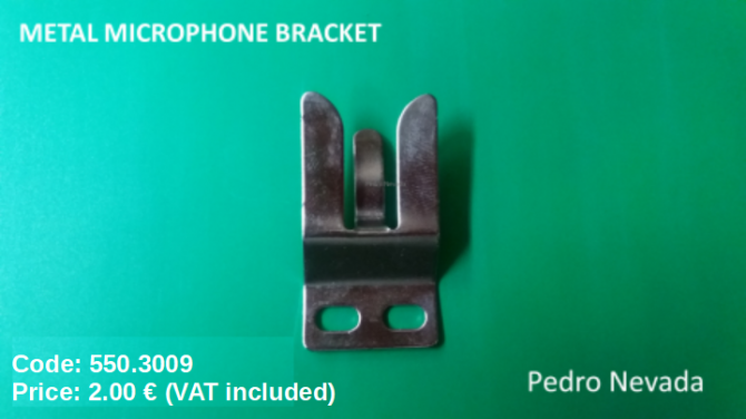 METAL MICROPHONE BRACKET - Pedro Nevada