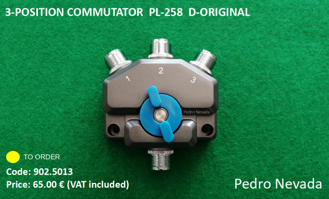 3-POSITION COMMUTATOR PL-258 D-ORIGINAL - Pedro Nevada