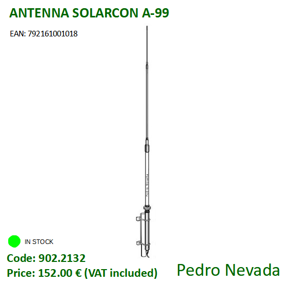 ANTENNA SOLARCON A-99 - Pedro Nevada