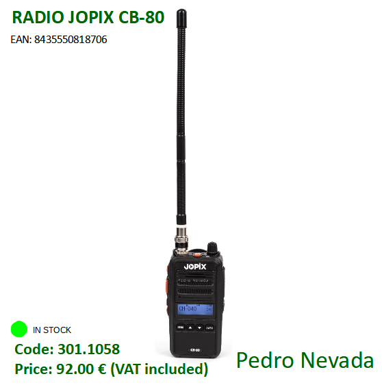 RADIO JOPIX CB-80 - Pedro Nevada