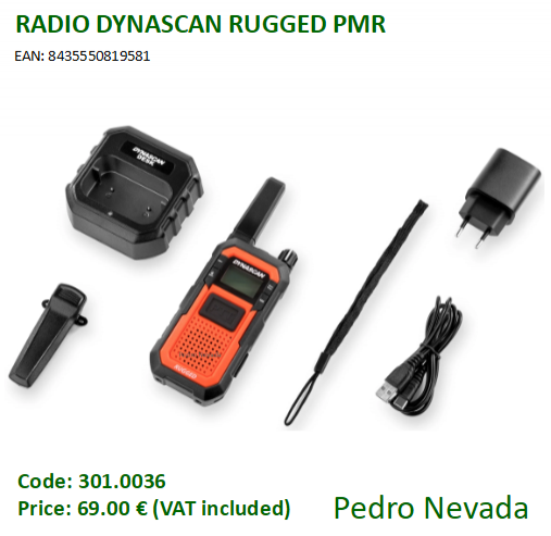 RADIO DYNASCAN RUGGED PMR - Pedro Nevada